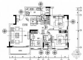 [佛山]某水景小区F1户型样板间室内装修图