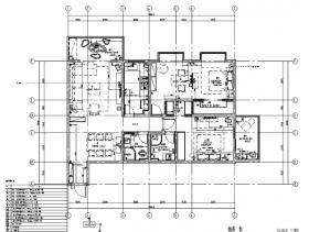 现代简约风二居室住宅设计施工图（附效果图）