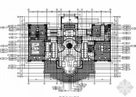 [福建]豪华古典欧式风格酒店式公寓装修室内设计施工图（...