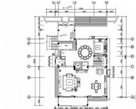 [浙江]园林城市新中式三层别墅样板间装修施工图（含效果...