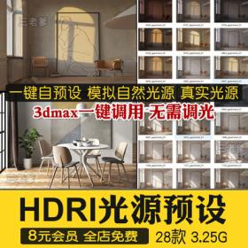 0321hdri贴图 hdri环境贴图 天空贴图 3dmax灯光渲染 3D模型光源...