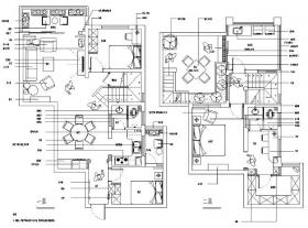 田园风住宅设计施工图（附效果图）