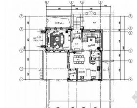 [杭州]伊斯兰风格三层别墅室内装修施工图（含实景）