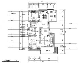 [浙江]美式乡村新古典住宅设计施工图（附效果图）