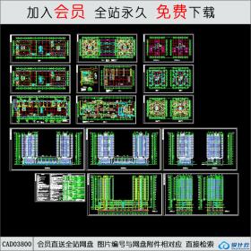 CAD03800商住楼CAD