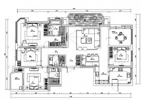 现代龙湖春江彼岸住宅设计施工图（附效果图）