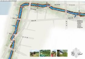 [杭州]河道整治工程深入景观方案设计（附CAD总平图及绿...