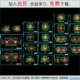 CAD04166广厦经典高层住宅平面CAD