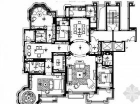 [大连]现代豪华样板房施工图（含实景）