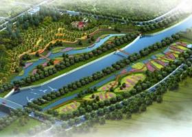 [云南]县级城区段河流景观设计方案