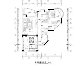 [广东]赖先生家居样板间施工图+效果图+软装