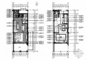 [福建]五星级酒店客房区简约现代风格三层小别墅装修室内...