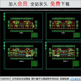 CAD04834高层住宅地下室疏散设计图.dwgCAD