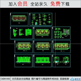 CAD04463 碧海花园建筑平面图CAD