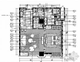 [北京]知名地产B6户欧式一居室样板间装修施工图