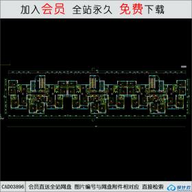 CAD03896 A2-6-廊坊京御幸福地产翟各庄住宅-26 CAD