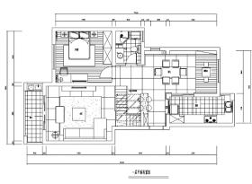 [江苏]简约150平米复式加跃层公寓设计施工图（附效果图...