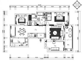 [绍兴]新作！新中式样板间设计施工图（含实景图）