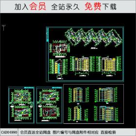 CAD04990大川水岸住宅楼建筑扩初图.dwgCAD