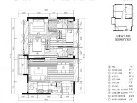 [深圳]​京基长源项目4栋2层B户型施工图