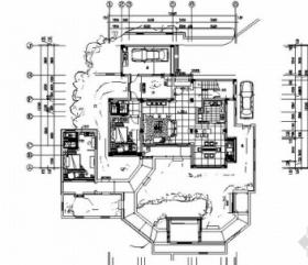 [苏州]新中式豪华4层别墅全套CAD施工图（含效果图）