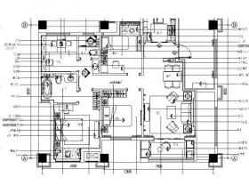 [苏州]欧式简约温馨大户型样板房施工图（含效果图）