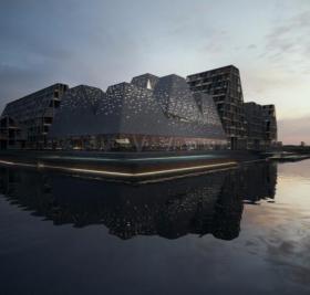 隈研吾新作/ 哥本哈根的水上运动中心和海港浴场。