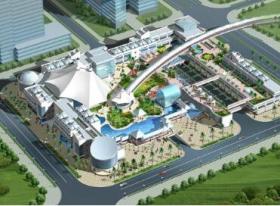 [深圳]某城市中心区购物公园建筑设计（sedi）（附园林图...