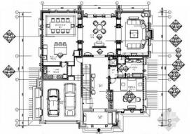 [北京]精品自然花园区现代典雅两层别墅室内装修施工图（...