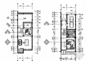 [上海]某新古典欧式三层别墅样板间室内施工图（含效果）