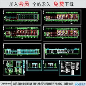 CAD04498住宅小区建筑图 CAD