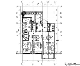 新韵至雅|古典邂逅现代样板间设计施工图（附效果图）