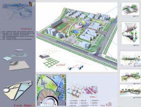 安徽国际商务学院景观设计方案