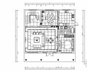 某自建牌楼别墅现代中式风格室内装修图（含效果）