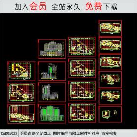 CAD05022高层住宅建筑图纸.dwgCAD