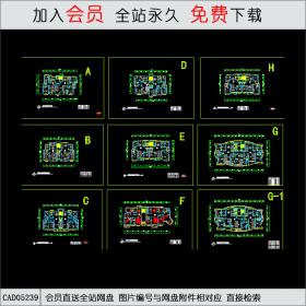 CAD05239房型(带电梯）CAD