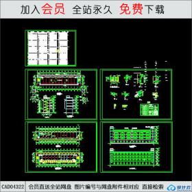 CAD04322某宿舍建筑施工图CAD