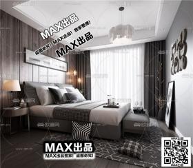 现代卧室3Dmax模型 (19)