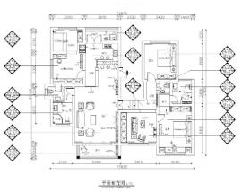 铭筑设计-贵州兴义户型施工图+效果图