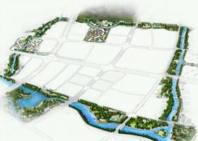 [浙江]都市风情中心区环河汇报设计方案