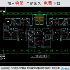 CAD03940合肥经开区华地润园项目住宅CAD