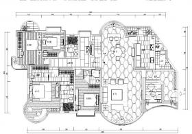 [陕西]西安怡宝花园别墅室内设计施工图及效果图