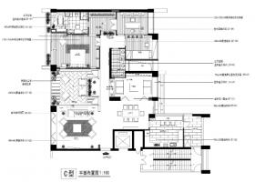 [深圳]邱春瑞_中信红树湾C,D户型样板房图纸