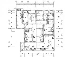 [广东]深圳都市花园七期C-1样板房施工图