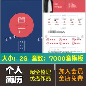 0255简洁小清新设计师大学生毕业生创意个人面试简历word文...