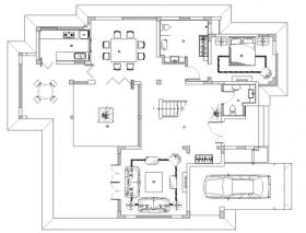 [广东]某摩洛哥风格住宅装修施工图