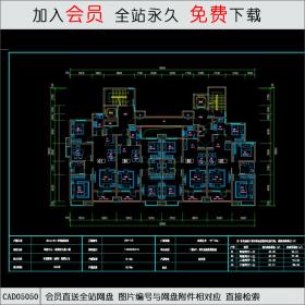 CAD05051GC-bc-001-华润威海湾住宅户型 CAD