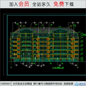 CAD03954住宅设计图CAD