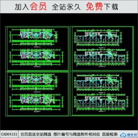 CAD04131长沙阳光紫薇园住宅平面CAD