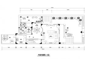 400平方米美式混搭风格联体别墅装修施工图